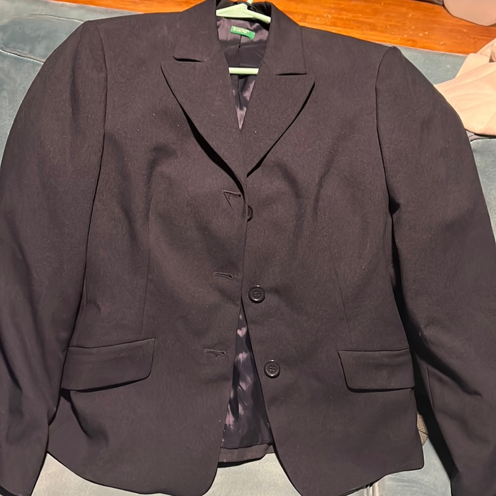 United Colors Of Benetton Black Blazer